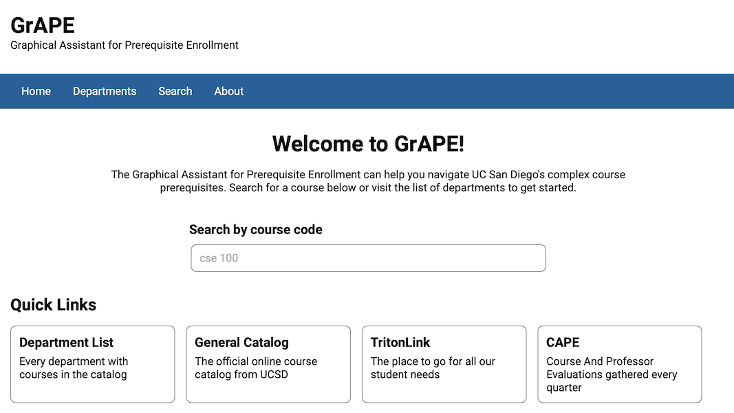 Go to the UCSD Course Grapher page